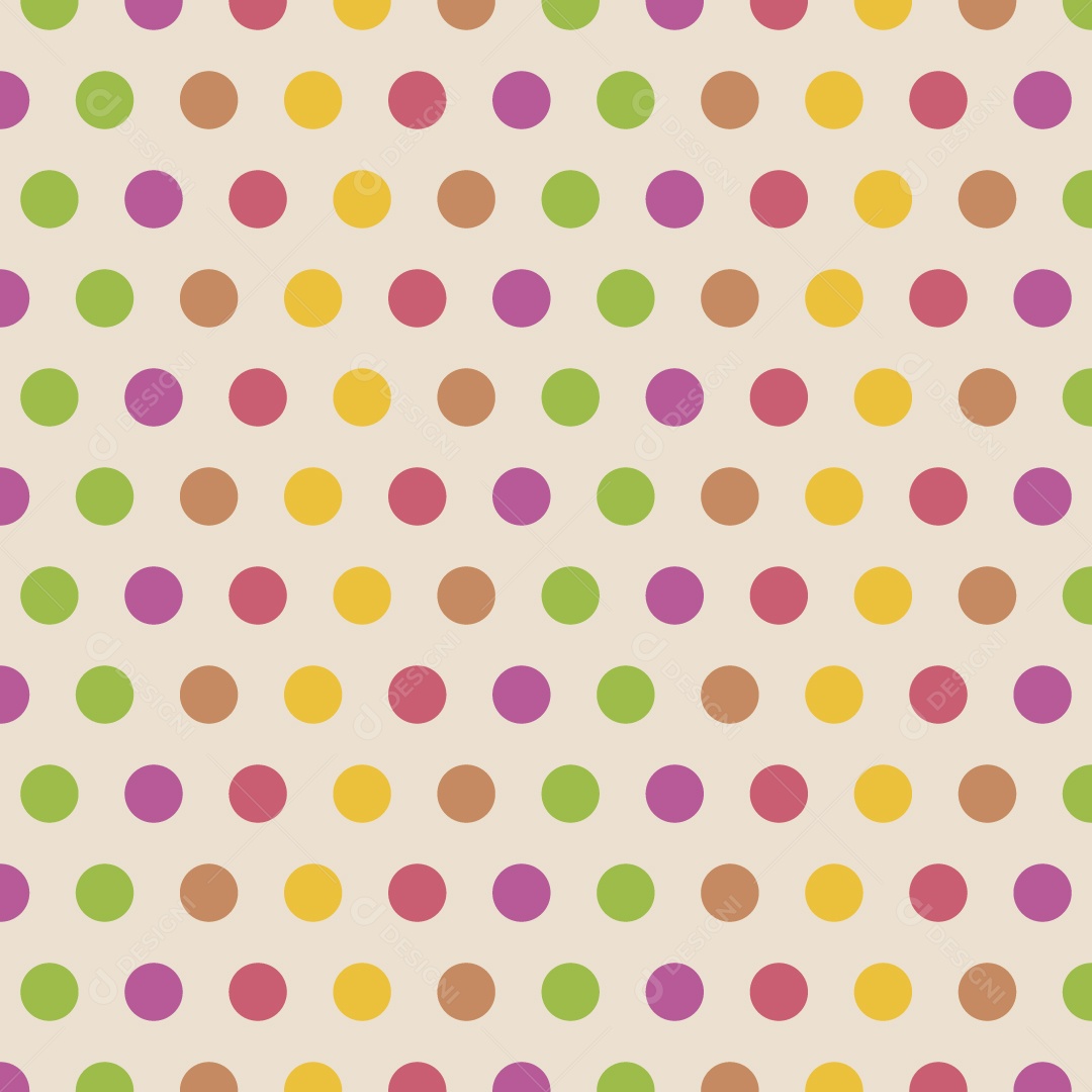 Padrão de Círculos Ilustração Vetor EPS