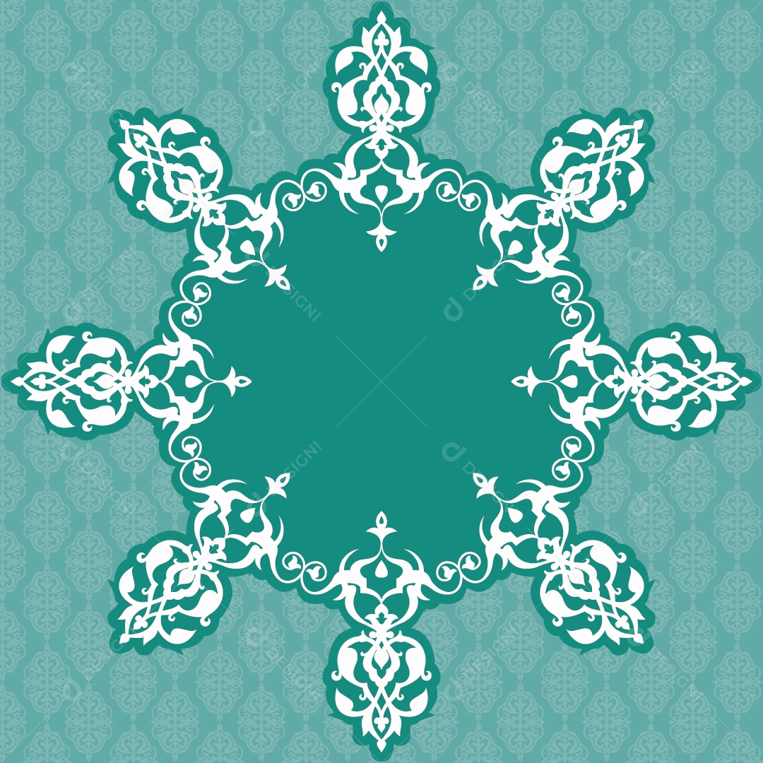 Padrão Ornamental Ilustração Vetor EPS