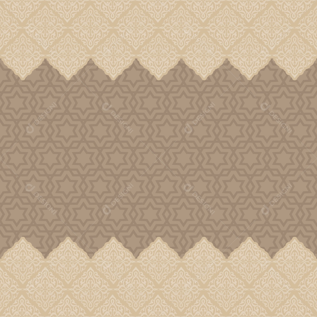 Padrão Ornamental Ilustração Vetor EPS