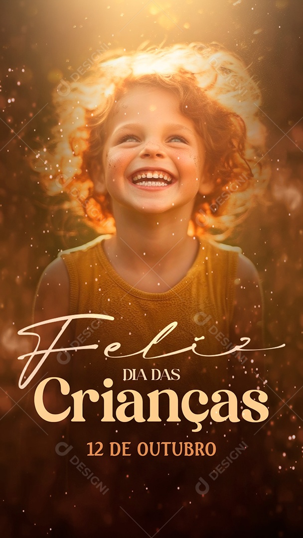 Social Media Story Feliz Dia Das Crianças 12 de Outubro PSD Editável
