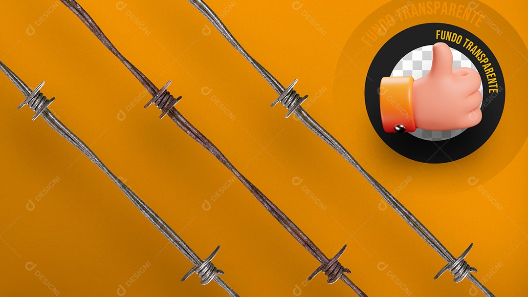 Kit de Arames Elemento 3D para Composição PSD