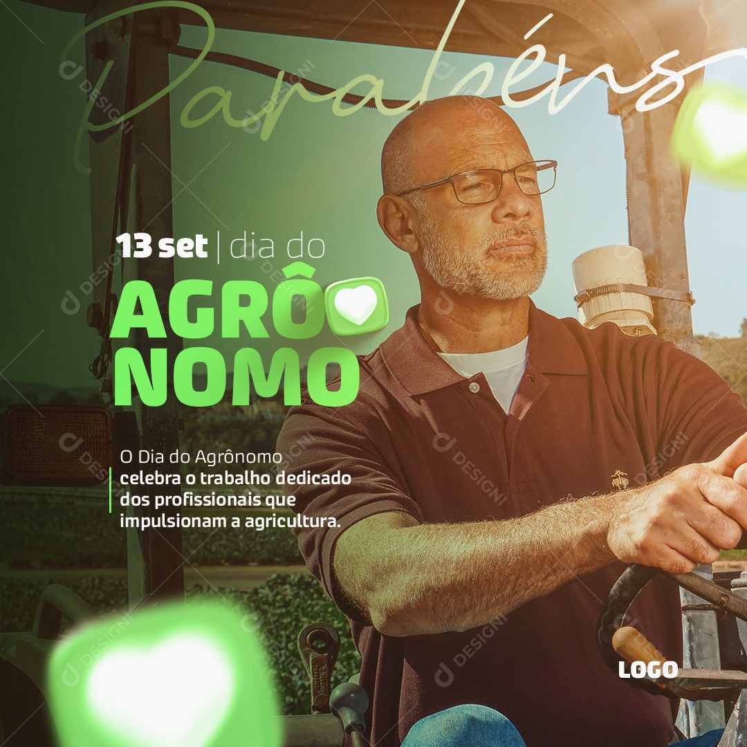 Parabéns Dia Mundial Do Agrônomo 13 De Setembro Social Media PSD Editável