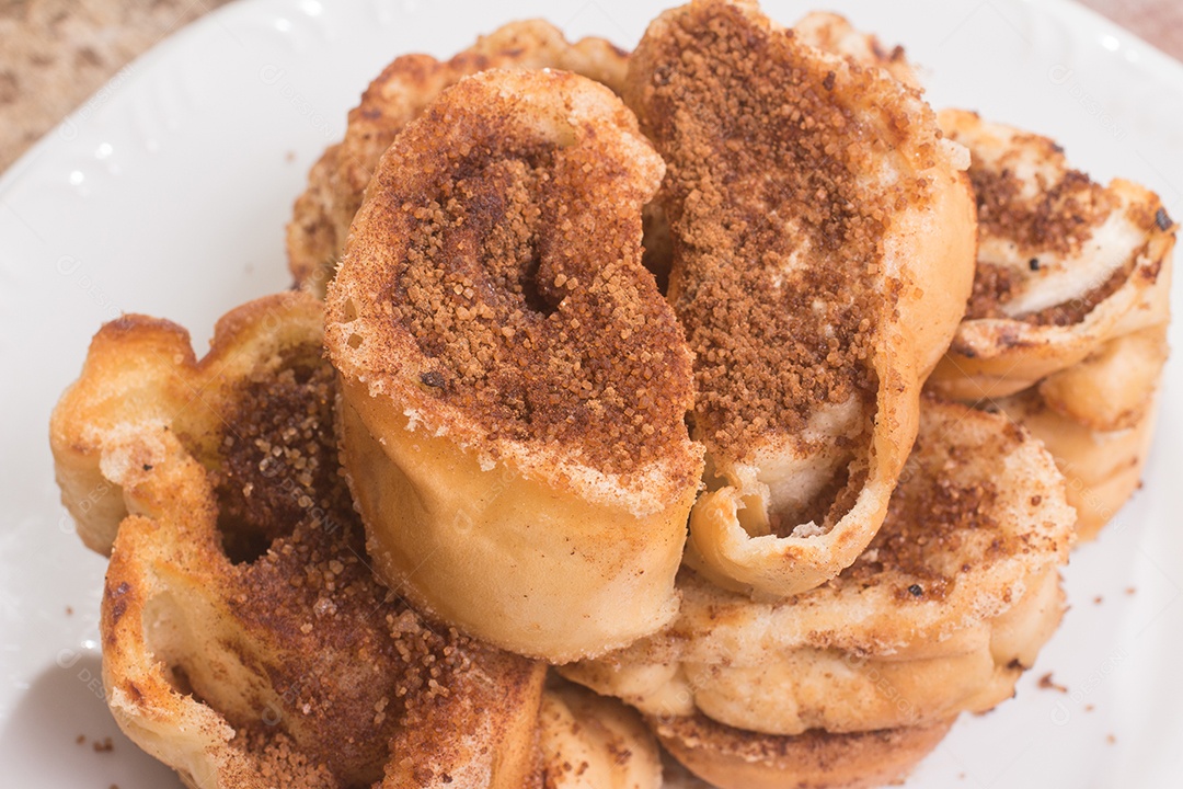 Rabanadas tradicionais de Natal. Torrijas espanholas