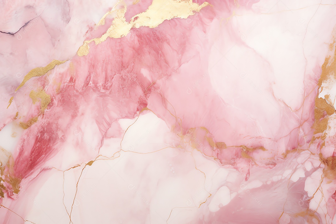 Abstrato mármore pedra granito rosa e fundo de textura dourada, para design e modelo