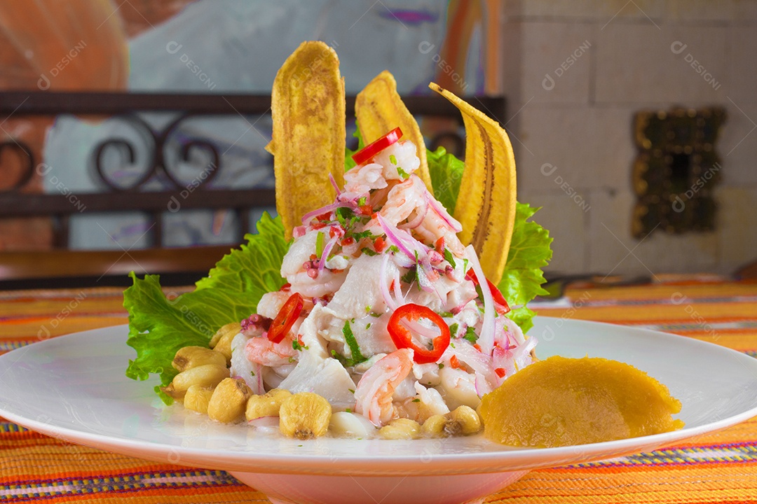 Delicioso Ceviche peruano