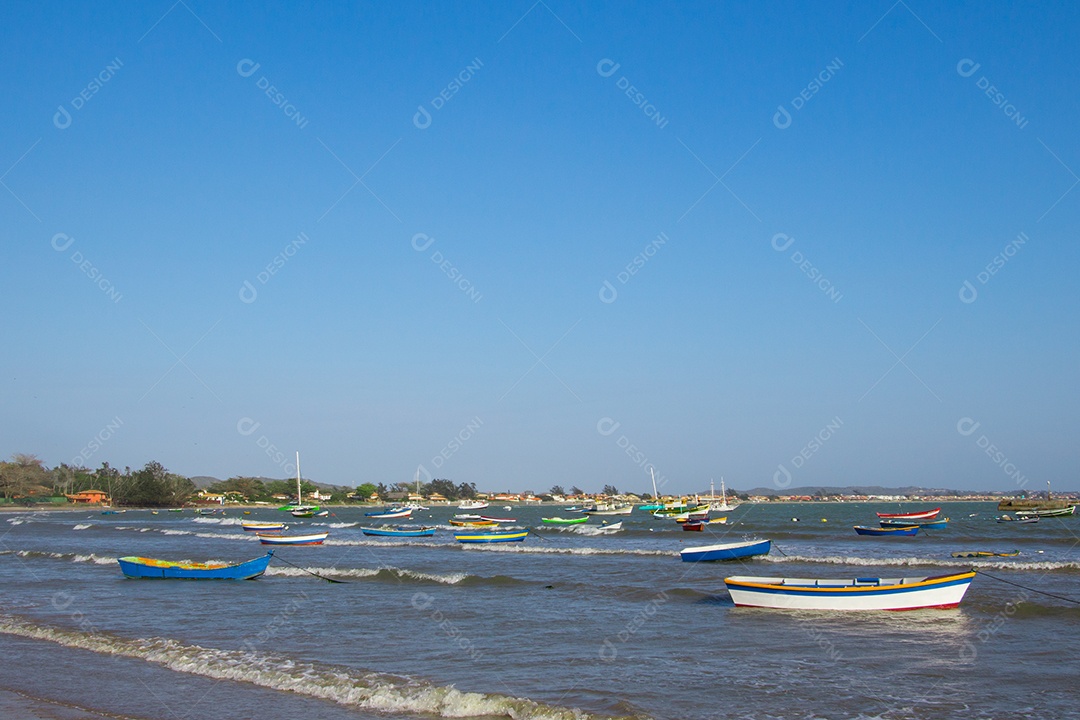 Barcos de pesca em Búzios, Rio de Janeiro