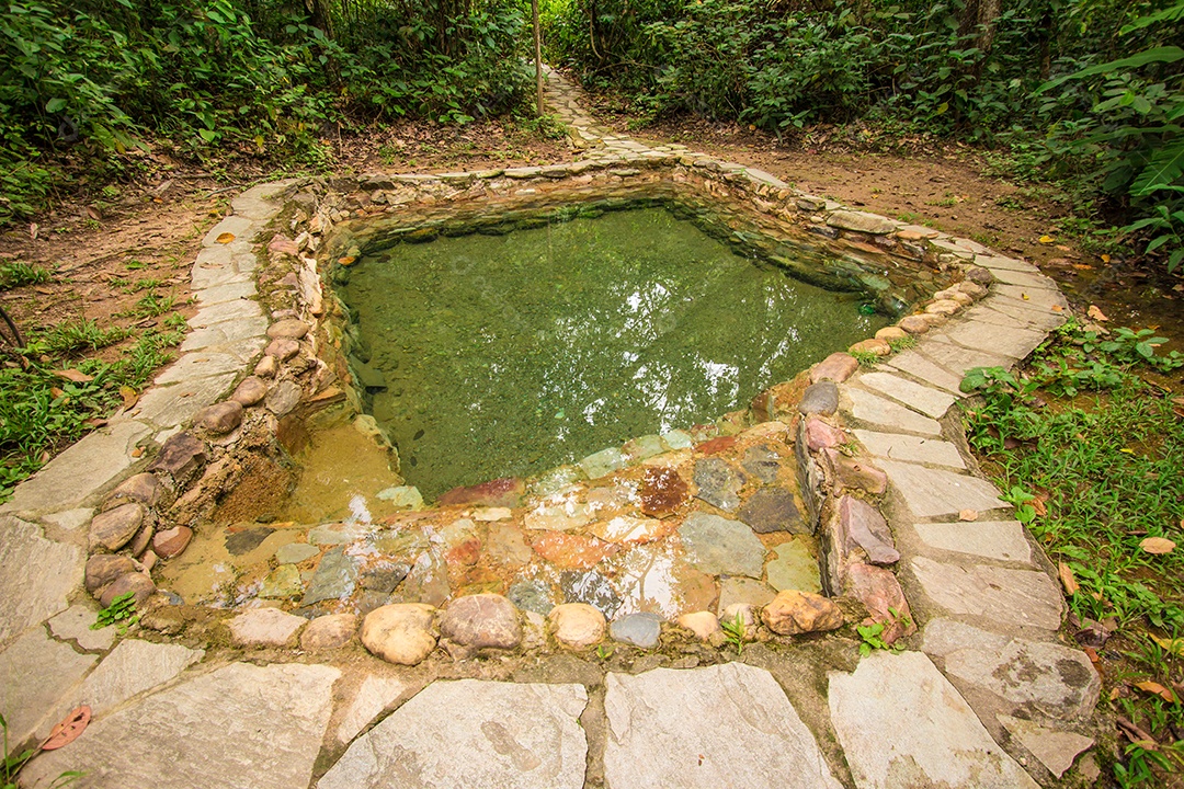 Água da piscina natural do Jardim do Éden. Chapada dos Veadeiros