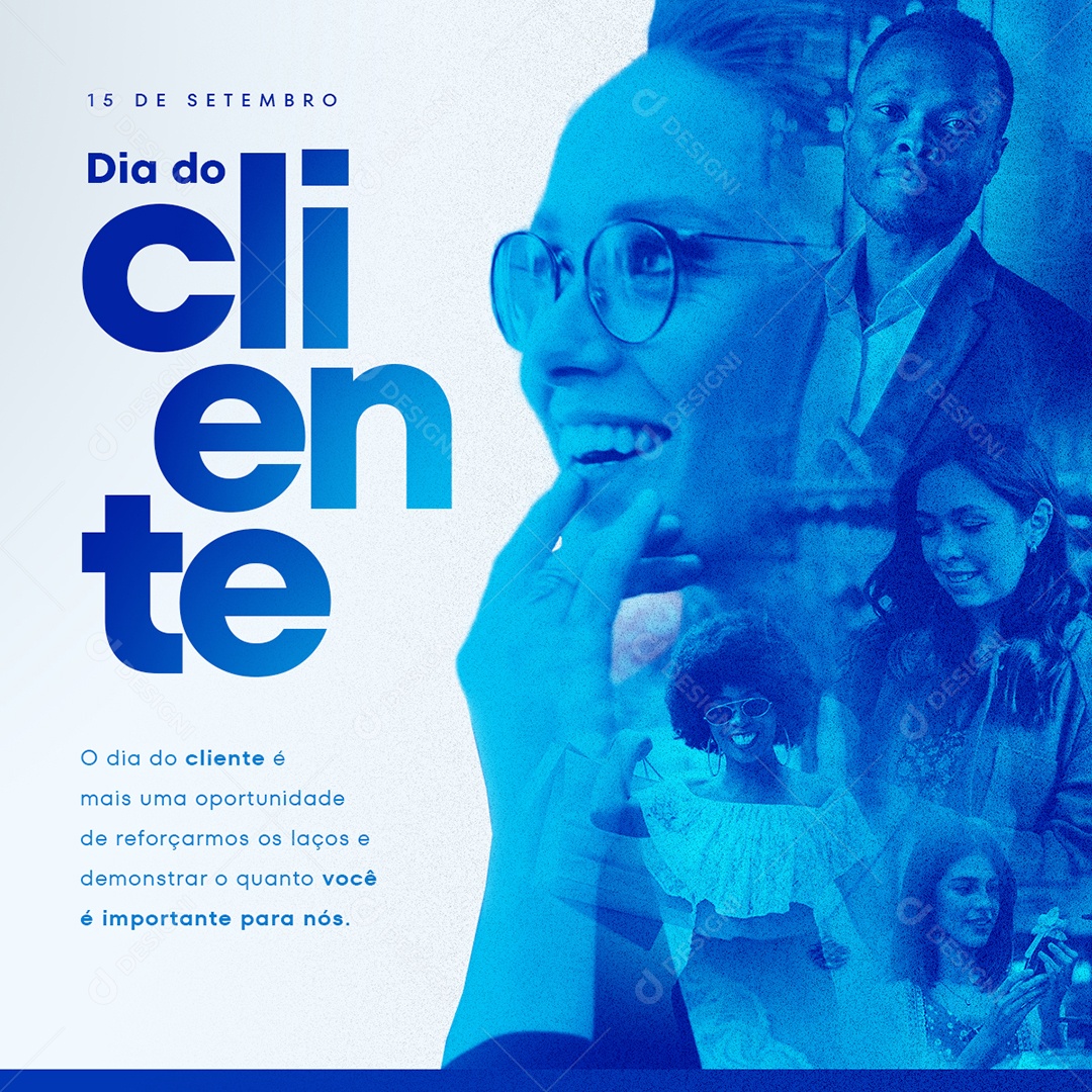 Social Media Dia Do Cliente 15 de Setembro PSD Editável