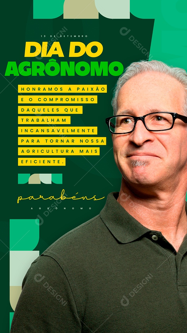 Story Dia do Agrônomo 13 de Setembro Social Media PSD Editável