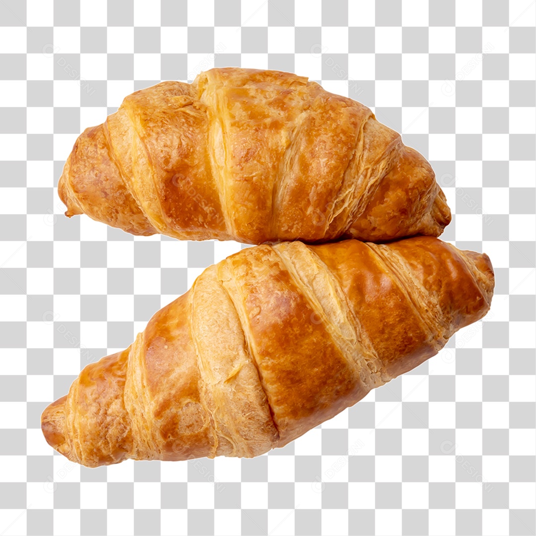 Croissant Assado PNG Transparente