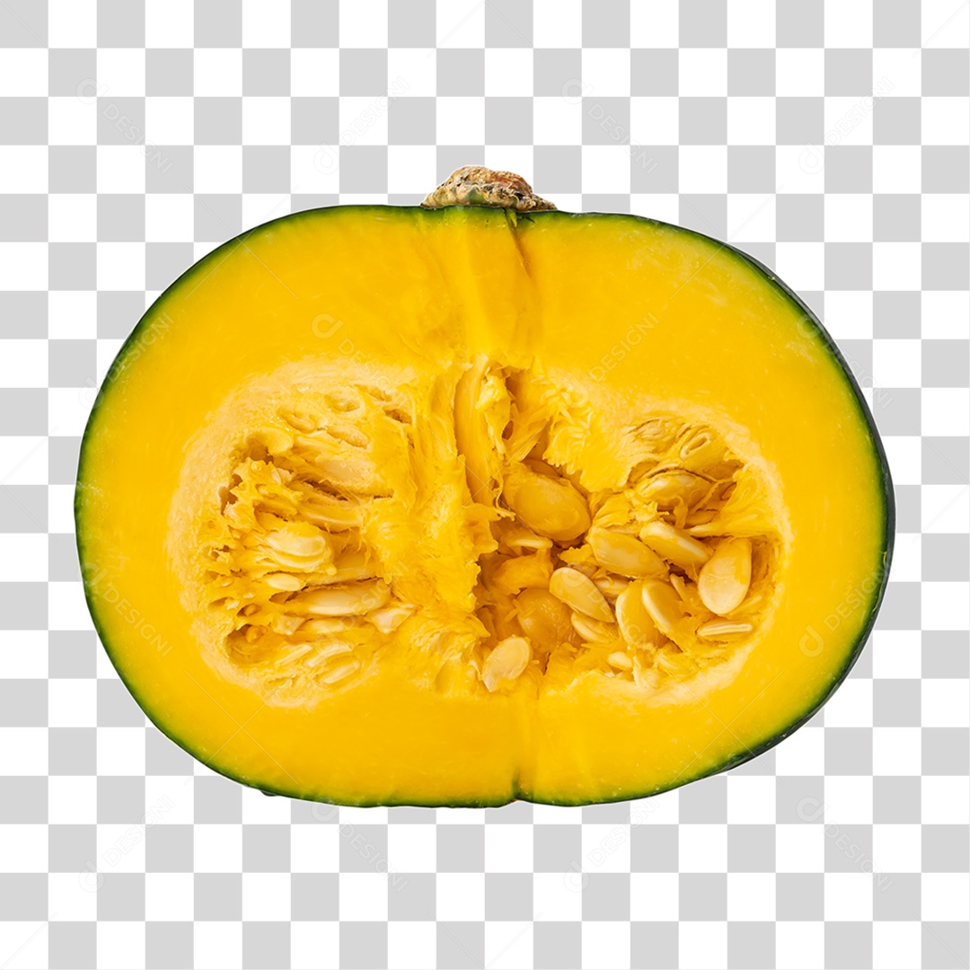 Abóbora Partida PNG Transparente