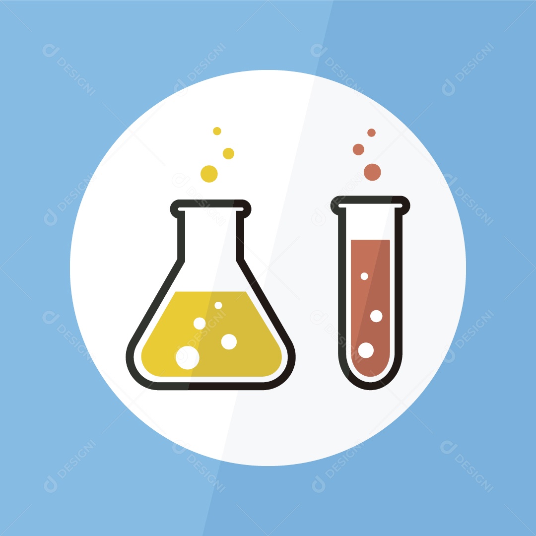 Substância Química Ilustração Vetor EPS