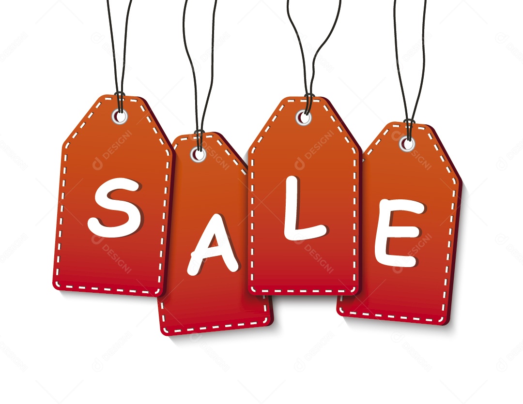 Etiquetas de Vendas Ilustração Vetor EPS