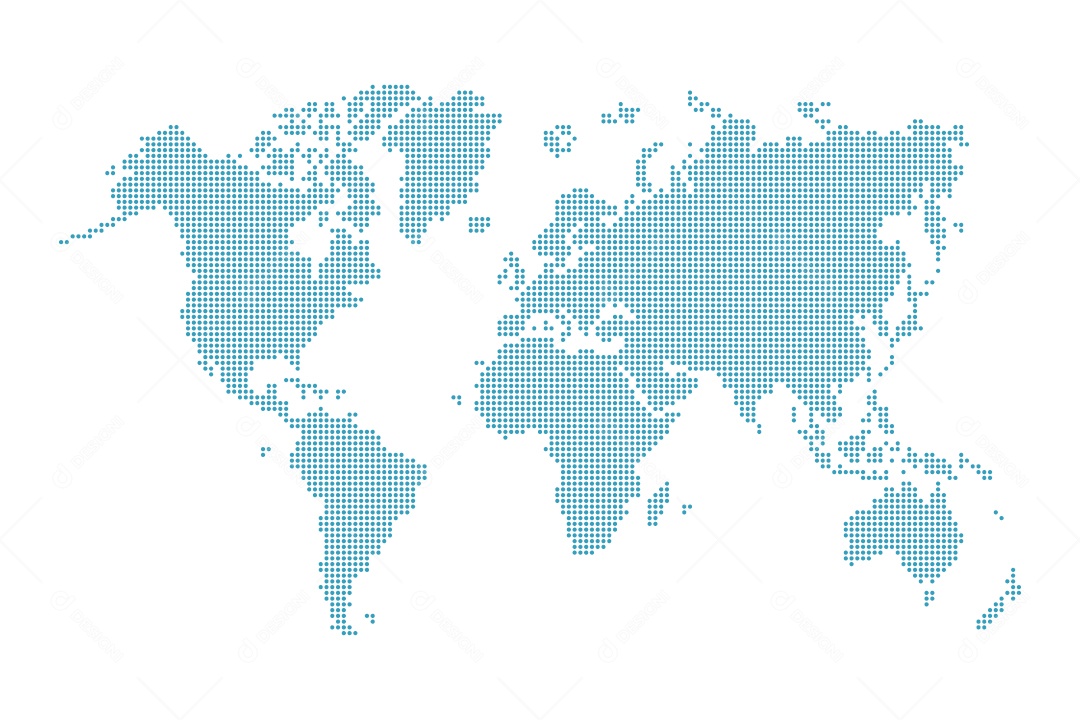 Mapa Mundial Ilustração Vetor EPS