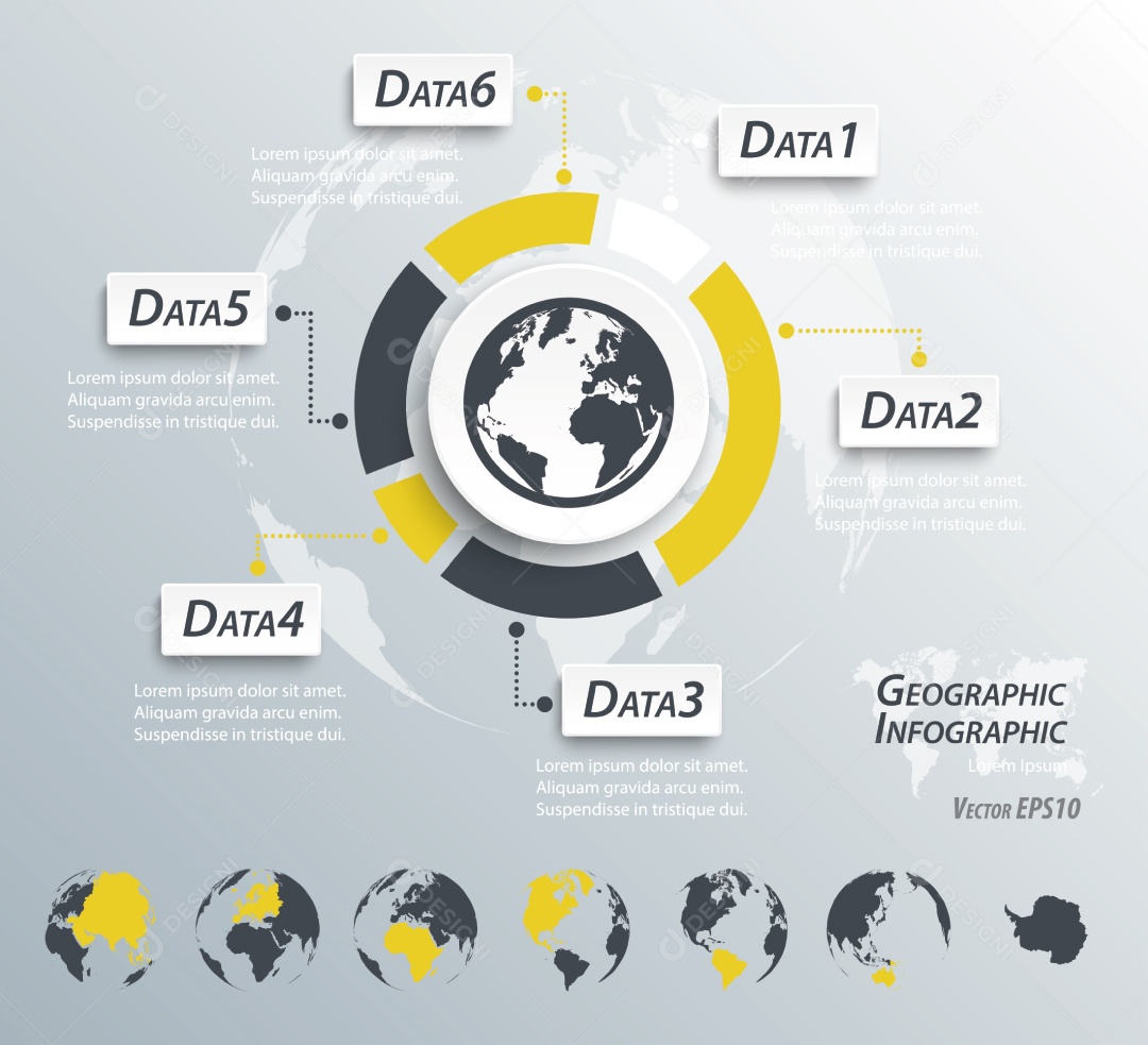 Infográfico Ilustração Vetor EPS