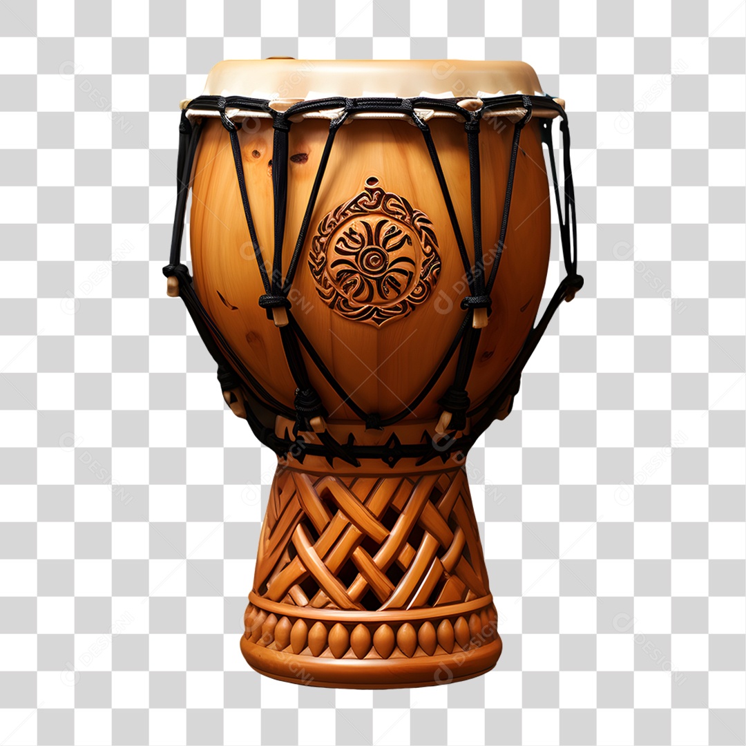 Tambor Para Capoeirista Tocar Esporte Afro-Brasileiro PNG Transparente