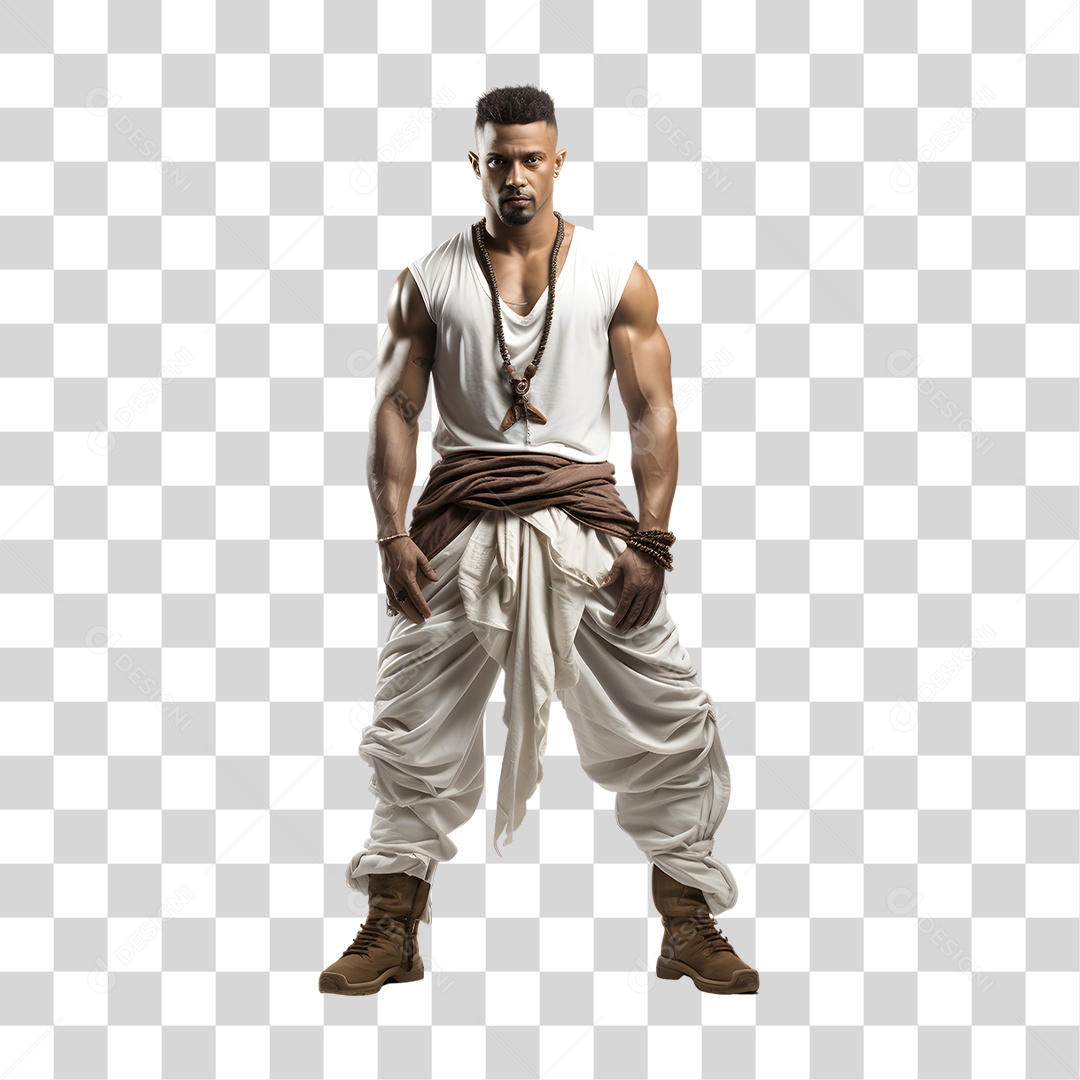 Capoeirista Esporte Afro-Brasileiro PNG Transparente