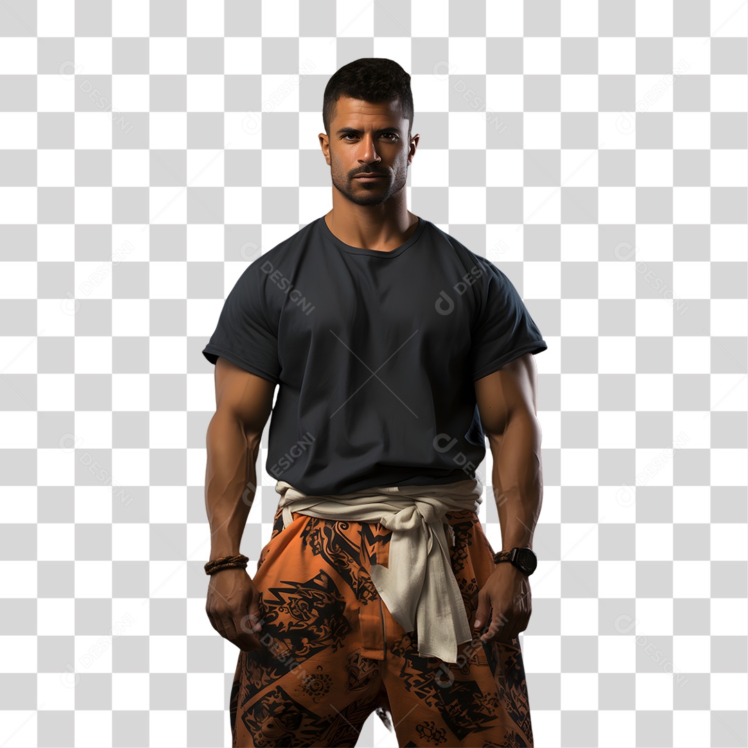 Capoeirista Esporte Afro-Brasileiro PNG Transparente