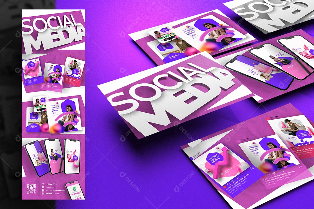 Apresentação Comercial Behance PSD Editável