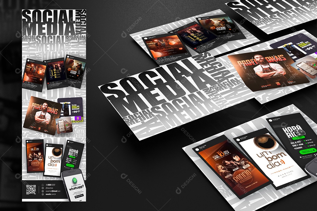 Apresentação Comercial Behance PSD Editável