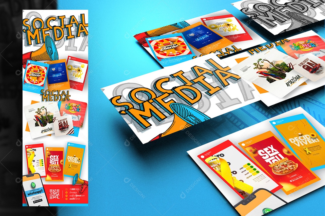 Apresentação Comercial Behance PSD Editável