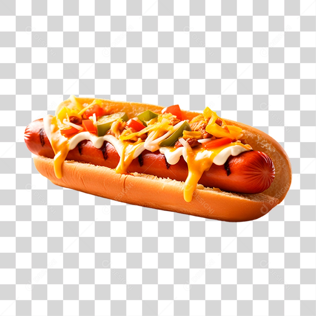 Cachorro Quente Hot-Dog PNG Transparente