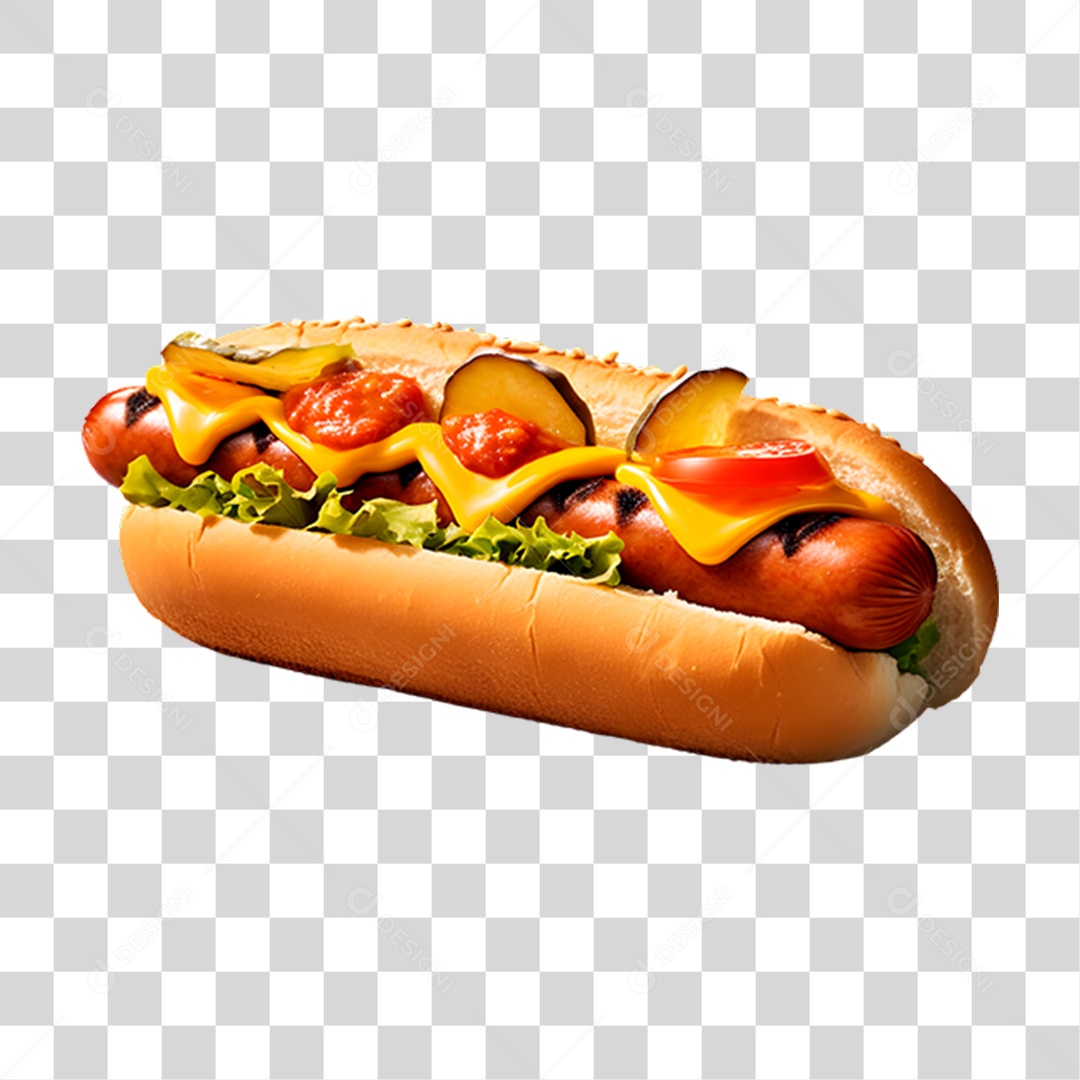 Cachorro Quente Hot-Dog PNG Transparente