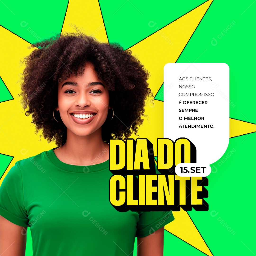 Social Media Dia Do Cliente 15 de Setembro PSD Editável