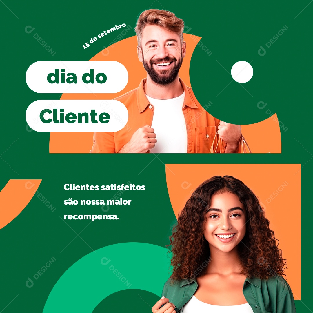 Dia Do Cliente 15 de Setembro Social Media PSD Editável