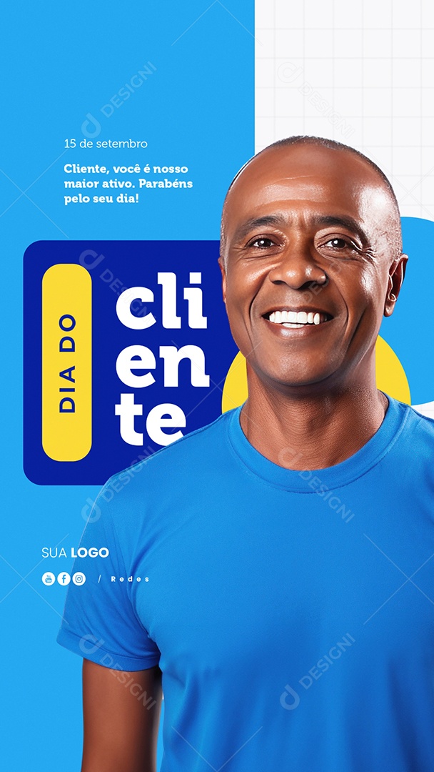 Story Dia Do Cliente 15 de Setembro Social Media PSD Editável