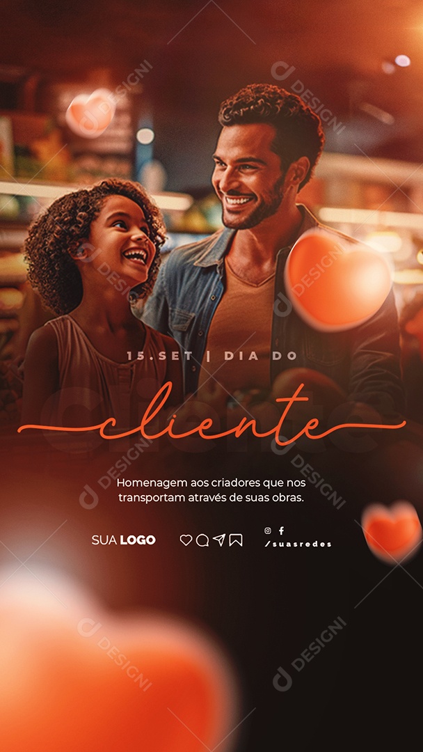 Story Dia Do Cliente 15 de Setembro Social Media PSD Editável