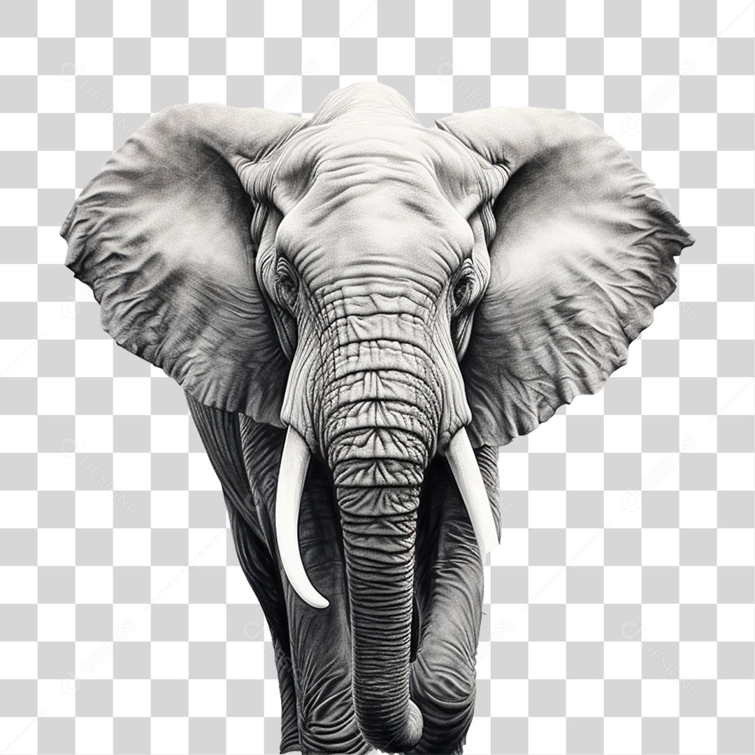 Elefante Africano PNG Transparente