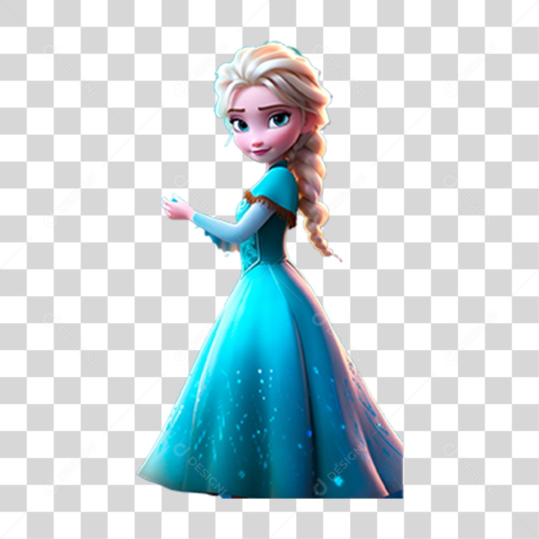 Menina Desenho Animado Frozen PNG Transparente