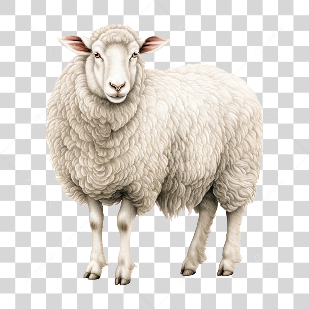 Animal Fazenda Ovelha PNG Transparente