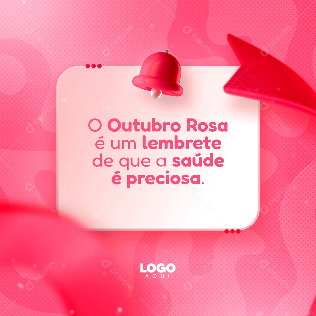 O Outubro Rosa é Um Lembrete Social Media PSD Editável