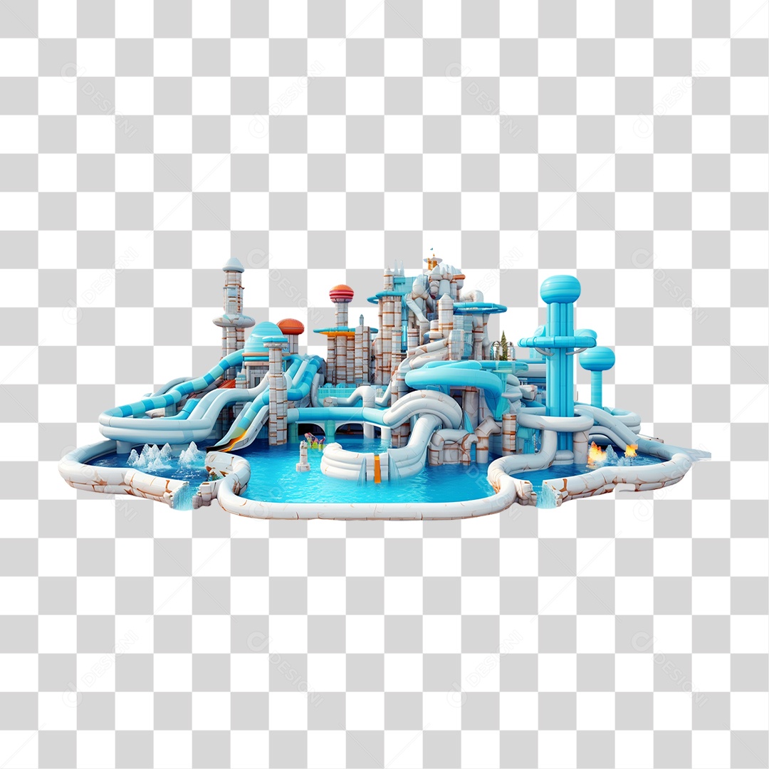Parque Aquático PNG Transparente