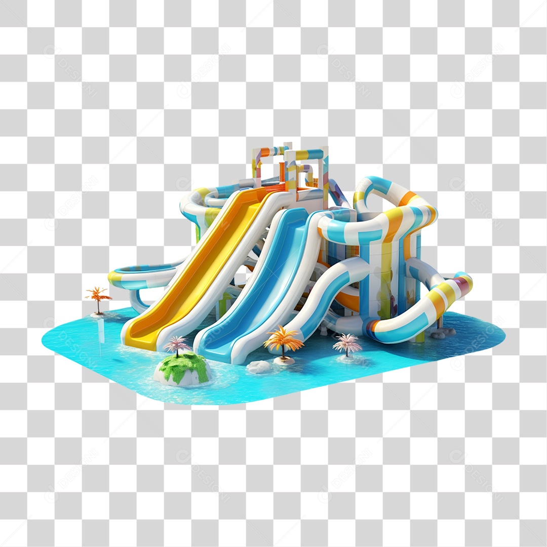 Parque Aquático PNG Transparente