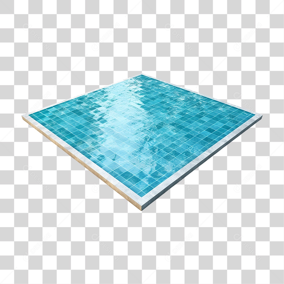 Piscina em Parque Aquático PNG Transparente