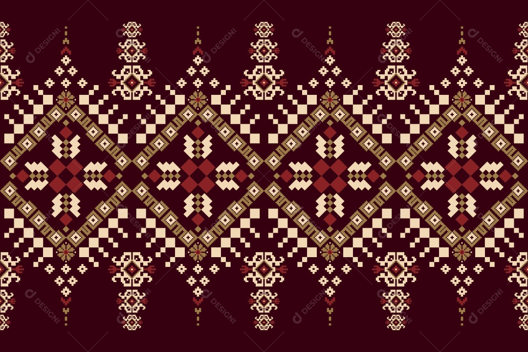 Padrão de Tapete Ilustração Vetor EPS