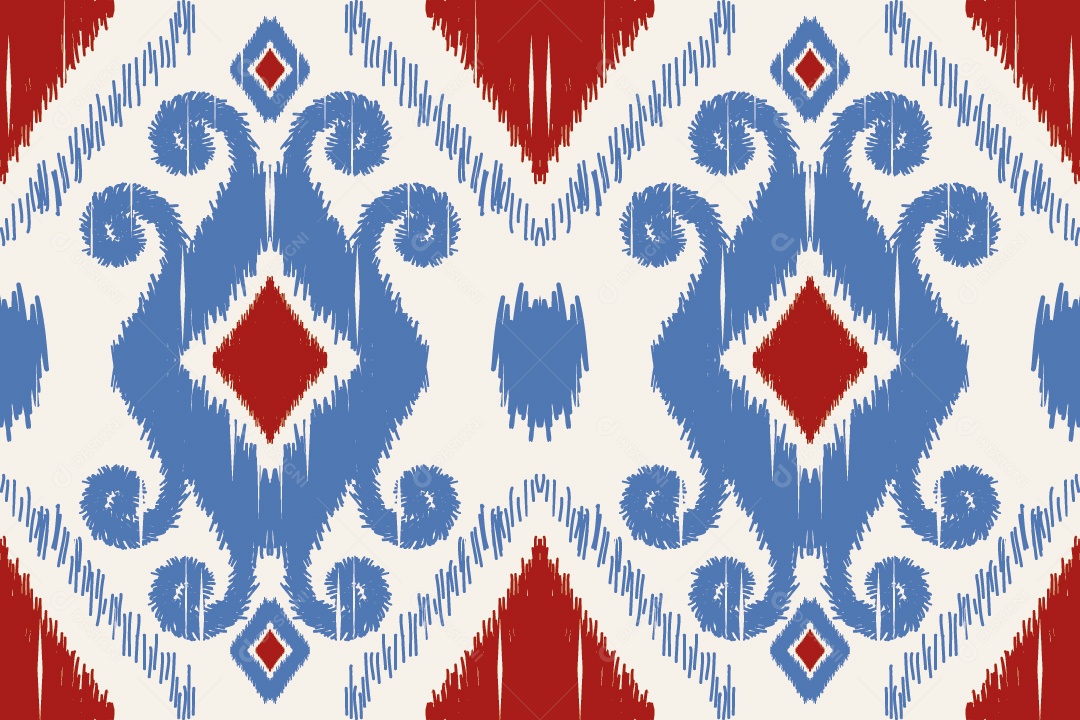 Padrão de Tapete Ilustração Vetor EPS