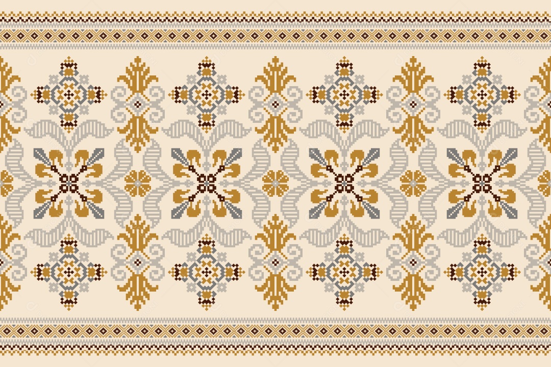 Padrão de Tapete Ilustração Vetor EPS