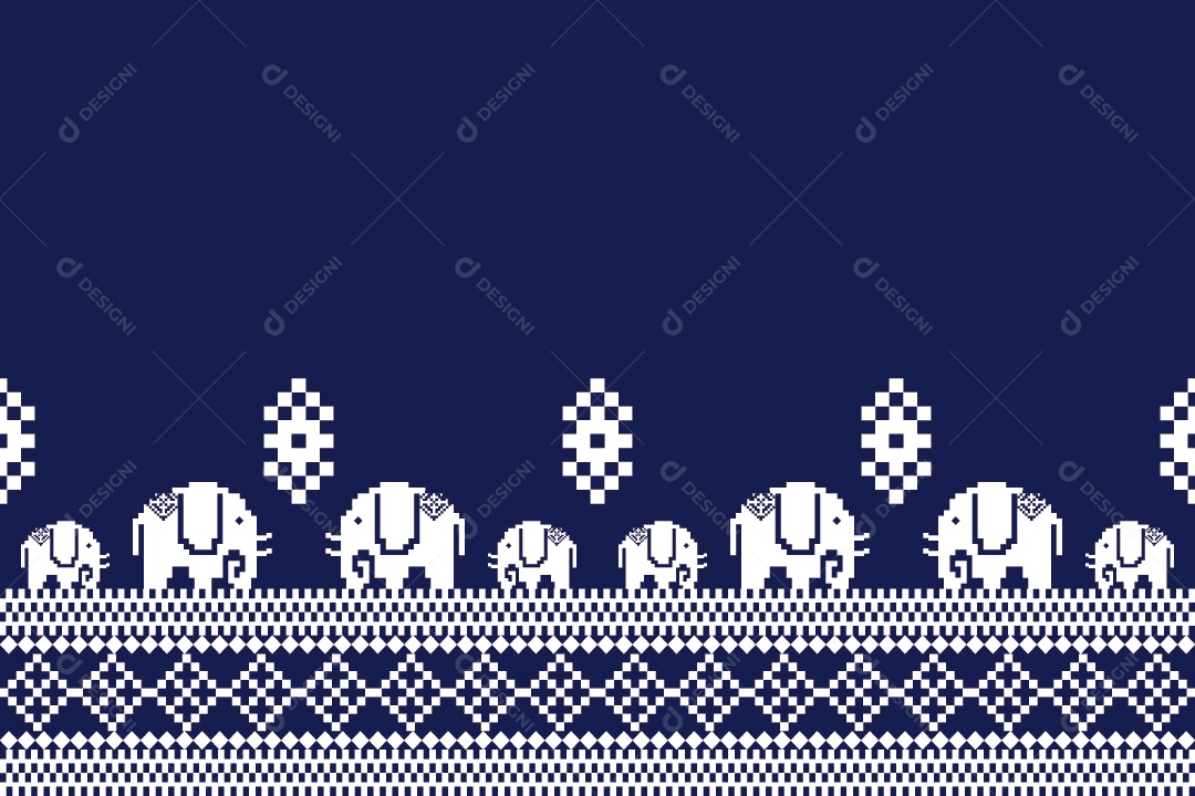 Padrão de Tapete Ilustração Vetor EPS