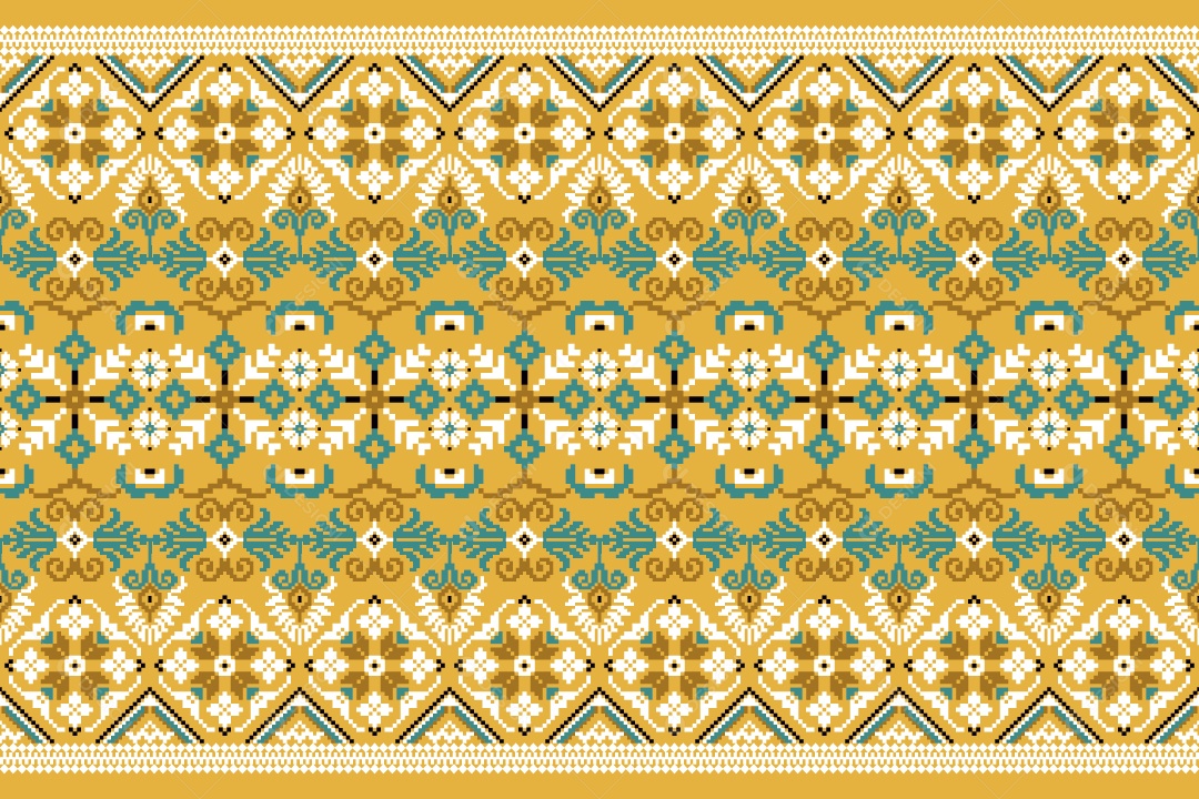 Padrão de Tapete Ilustração Vetor EPS