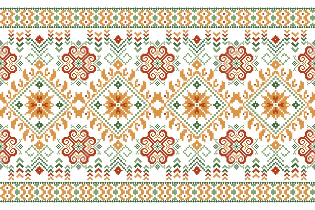 Padrão de Tapete Ilustração Vetor EPS