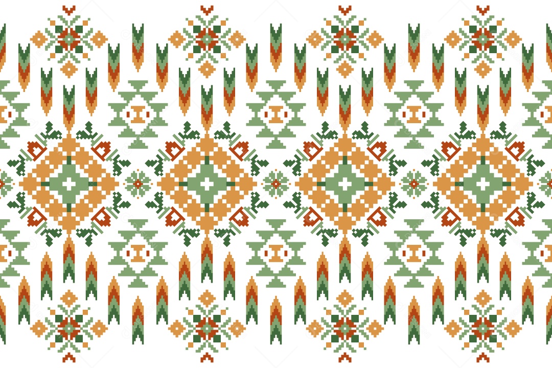 Padrão de Tapete Ilustração Vetor EPS