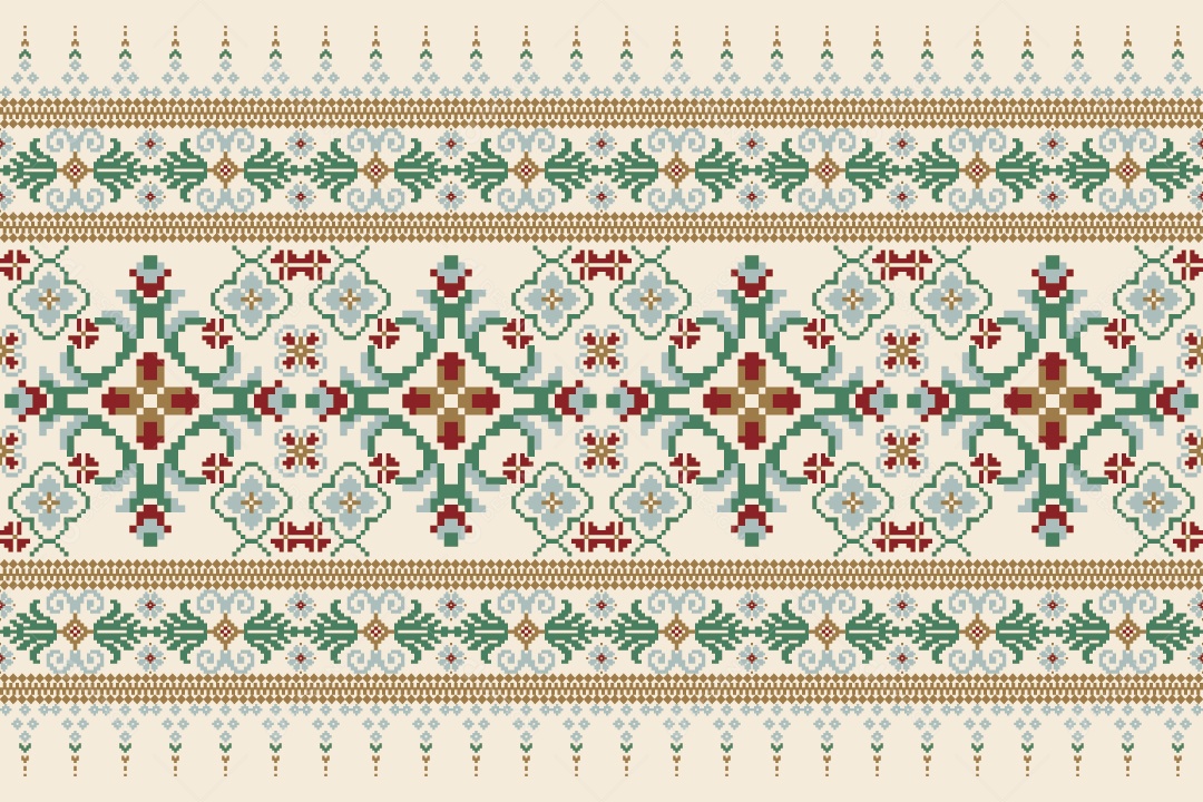 Padrão de Tapete Ilustração Vetor EPS