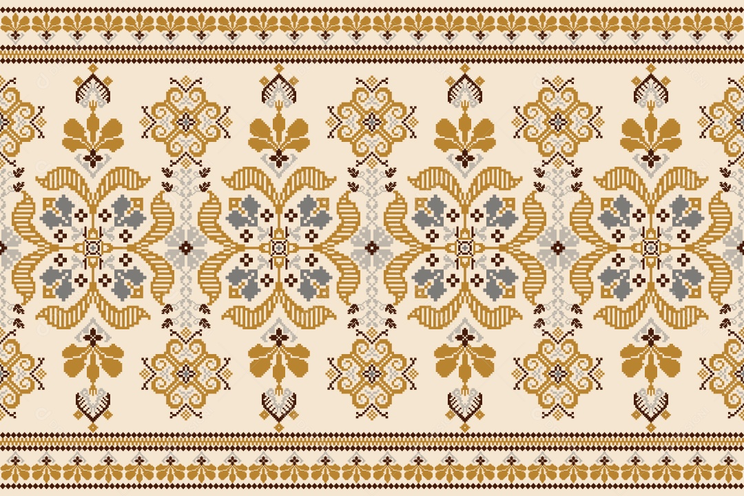 Padrão de Tapete Ilustração Vetor EPS