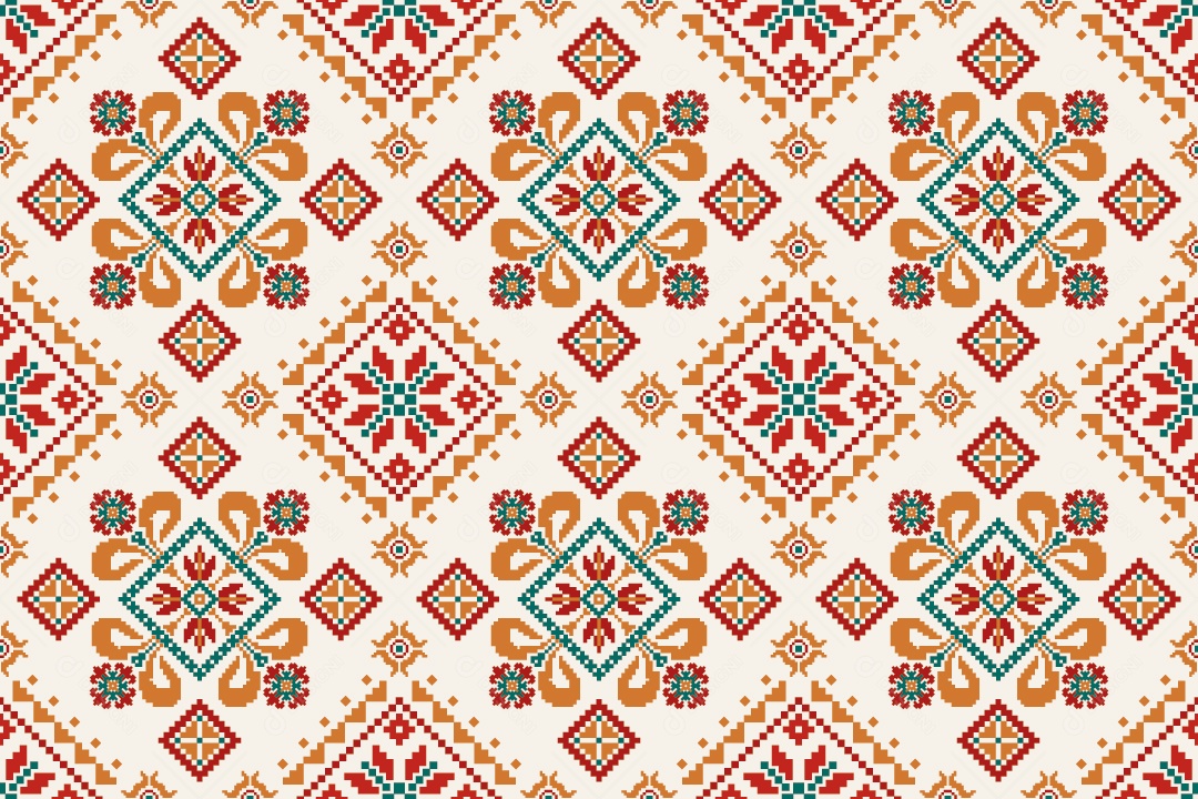 Padrão de Tapete Ilustração Vetor EPS