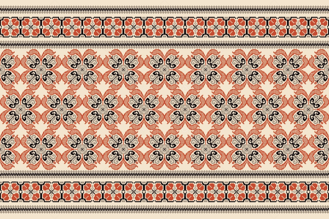 Padrão de Tapete Ilustração Vetor EPS