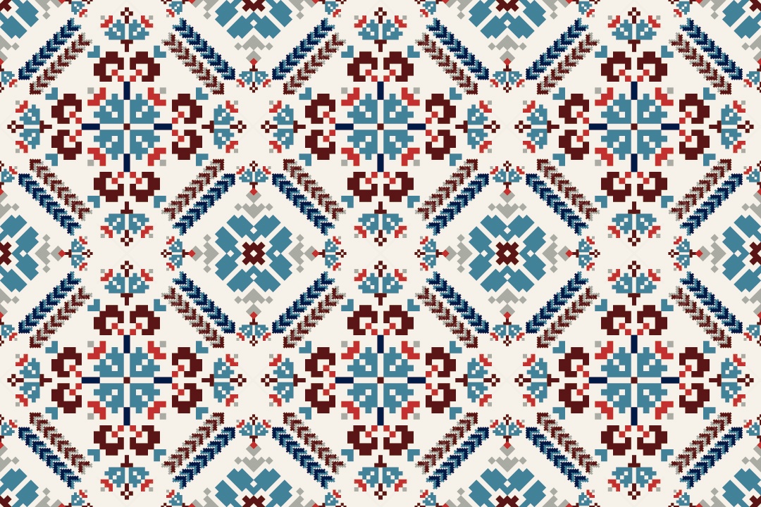 Padrão de Tapete Ilustração Vetor EPS